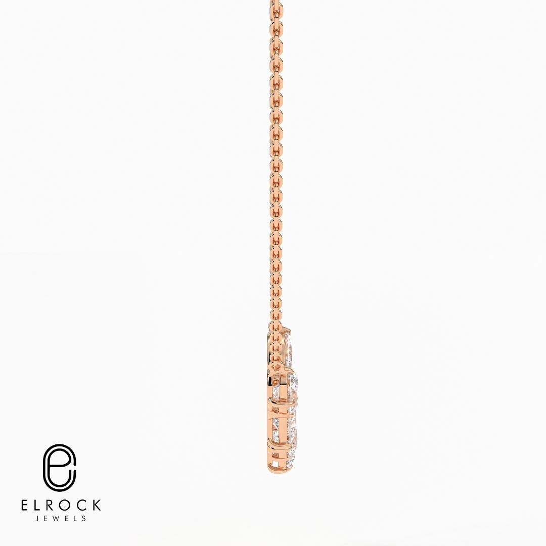 Multi Shape Lab Grown Diamond Necklace