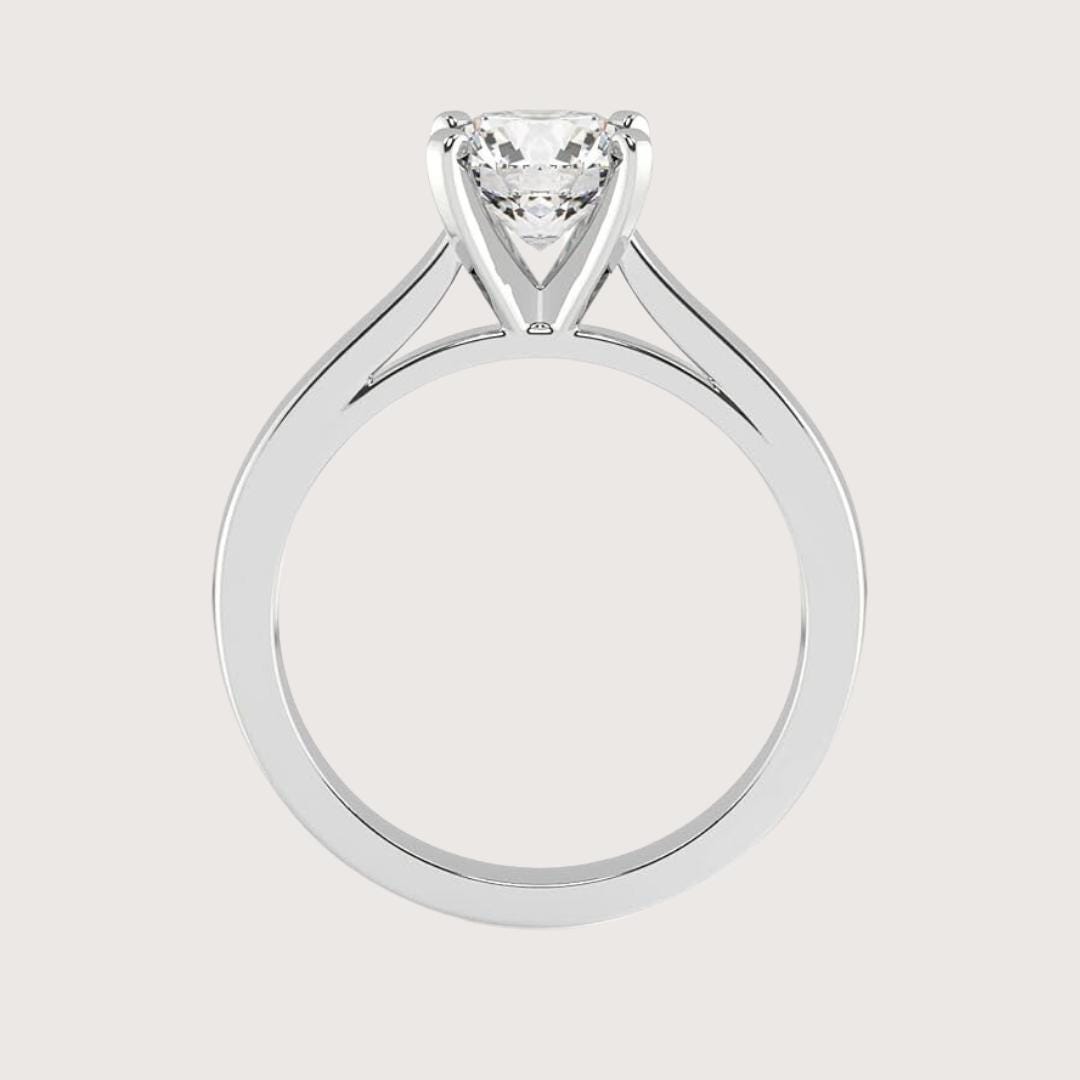 2 CT IGI Certified Lab Grown Diamond Ring, Emerald Cut Lab Created Diamond Ring, Solitaire Wedding Ring, Engagement Ring Gift for Her