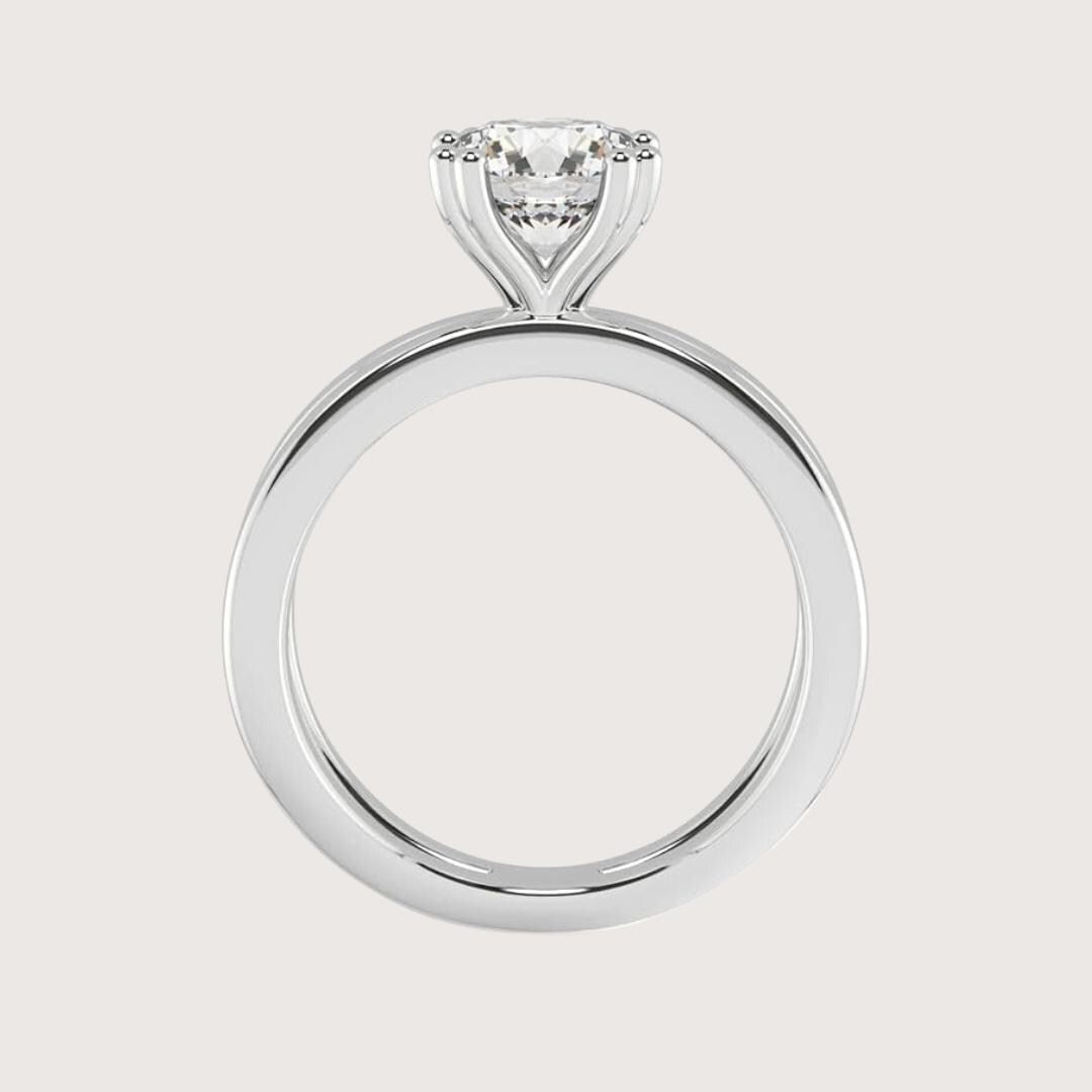 3 CT Pear Cut lab Grown Diamond Split Shank Engagement Ring, Solitaire Ring, 14K White Gold Art Deco Anniversary Ring, Gift For Women's