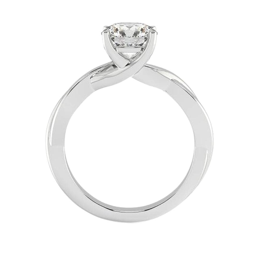 14K Gold Lab Diamond Emerald Cut Lab Diamond Ring