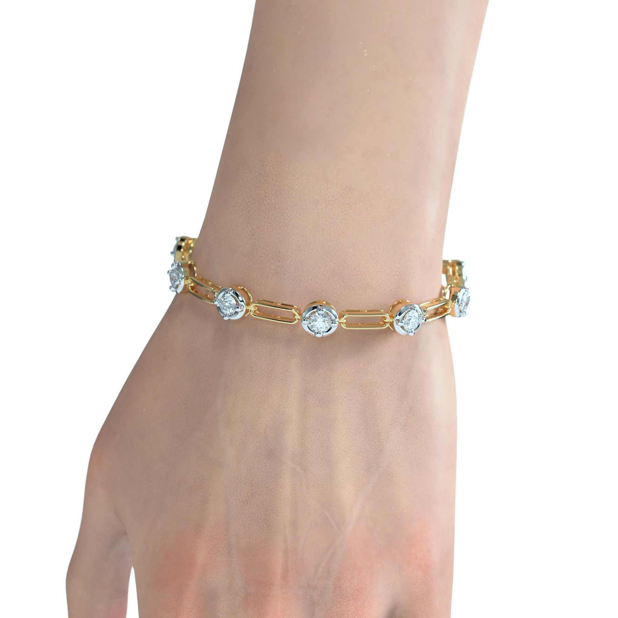 Paperclip Chain Bracelet