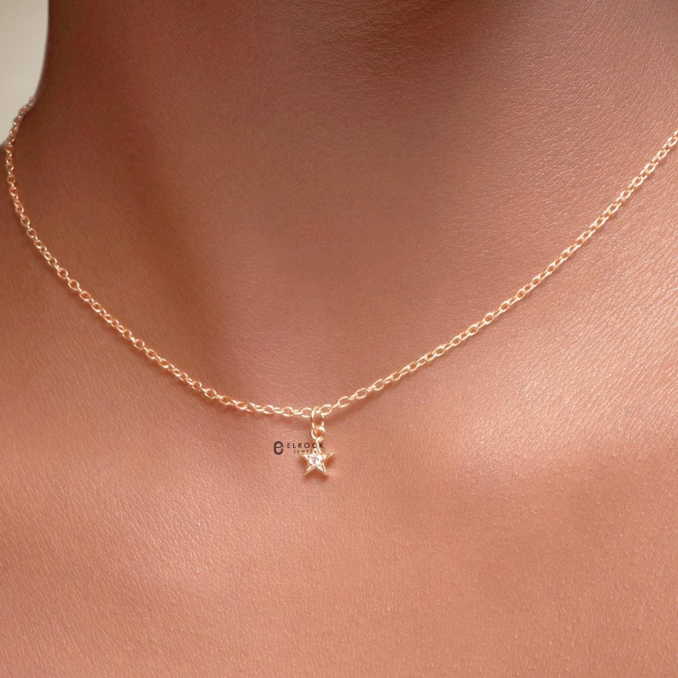 Gold Star Necklace