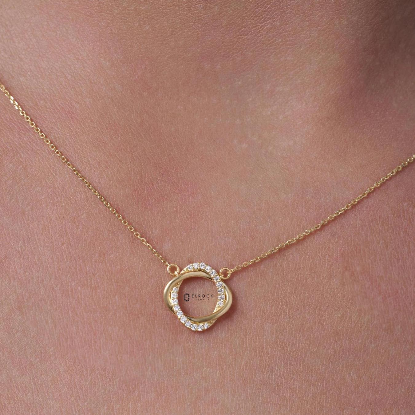Twisted Circle Pendant