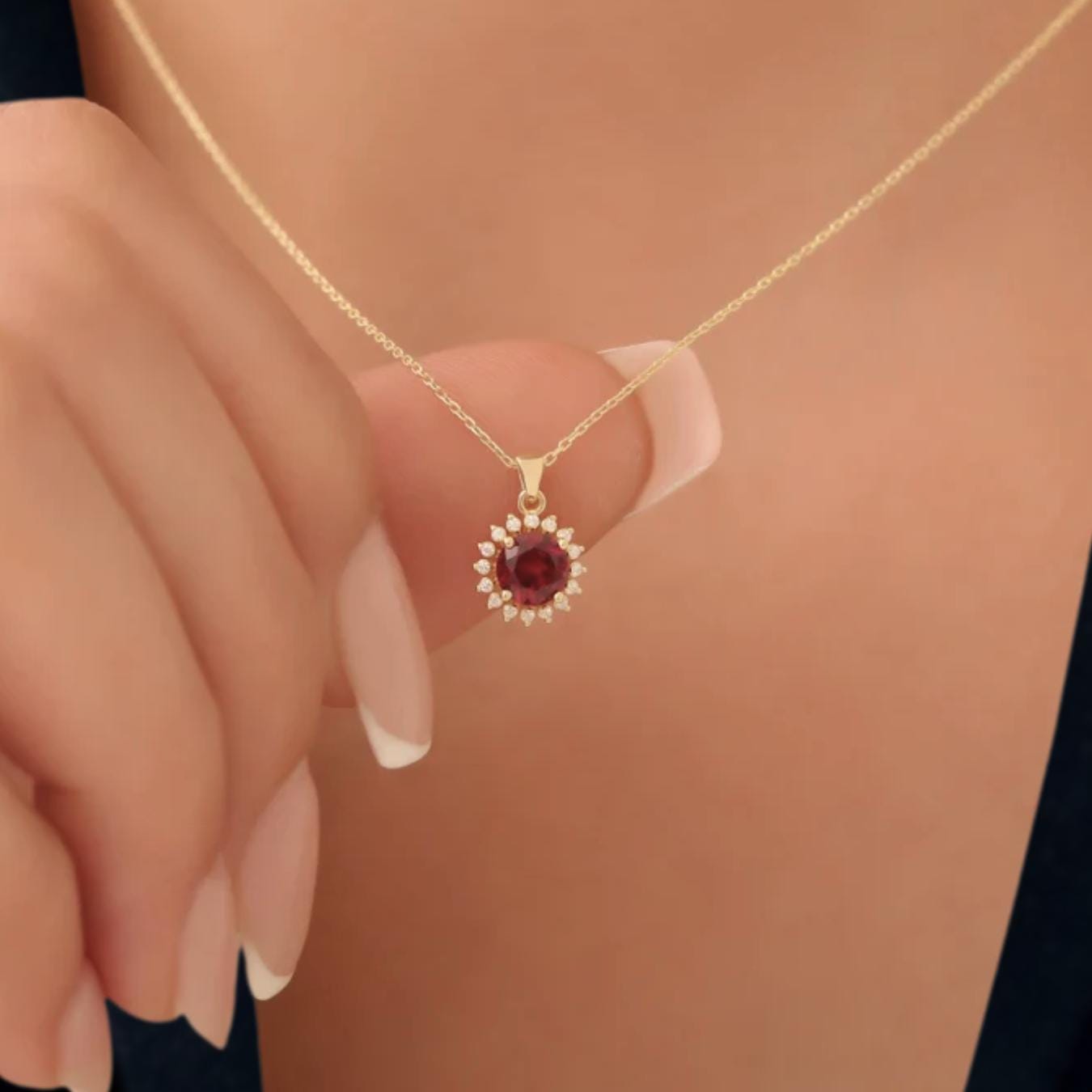 Red Ruby Pendant