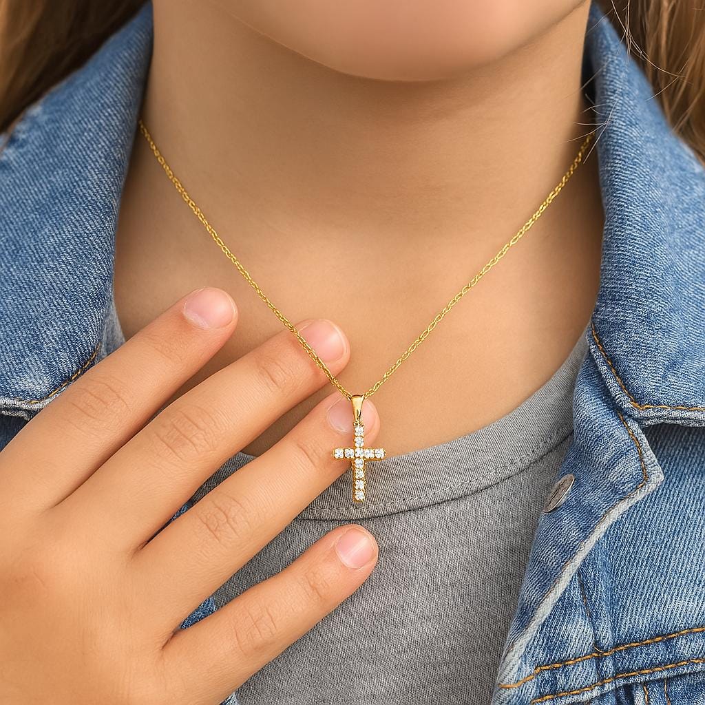 Cross Diamond Pendant