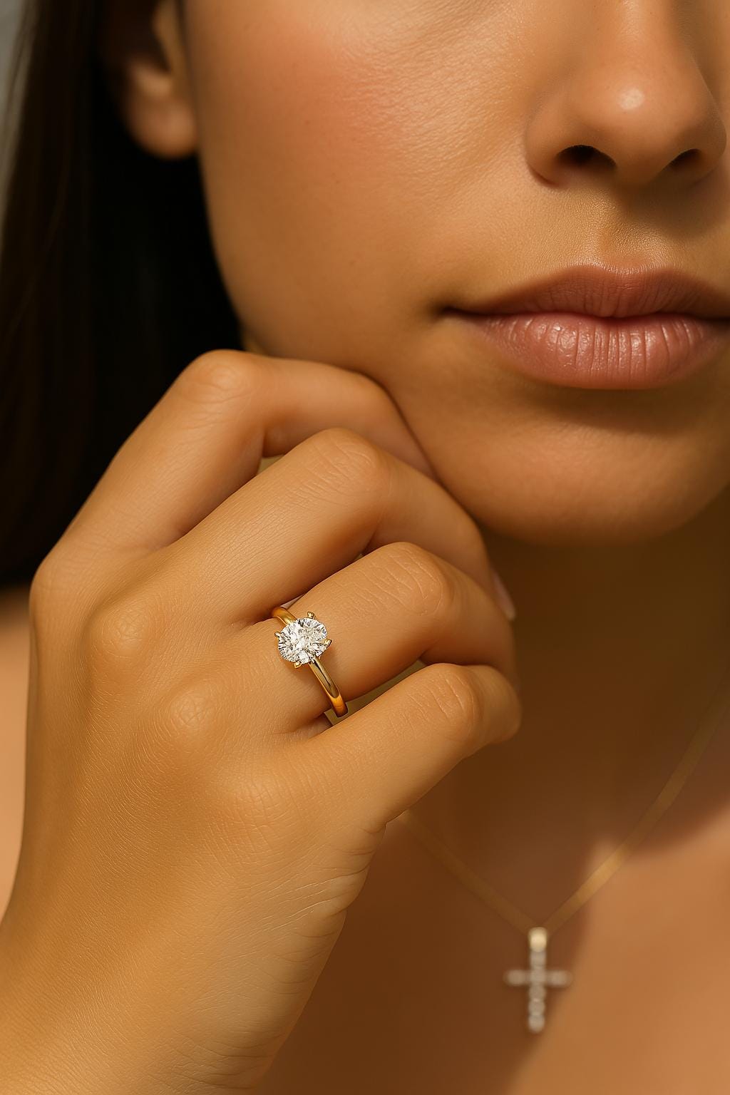 Oval Diamond Ring