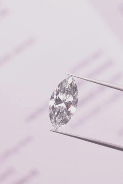 Marquise Cut Lab Grown Diamond/ IGI Certified Loose Diamond