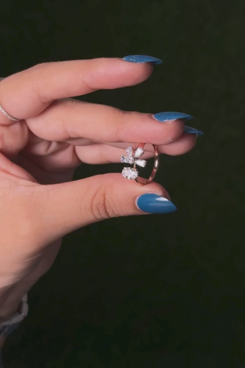  Multi Shape Lab Grown Diamond Ring 